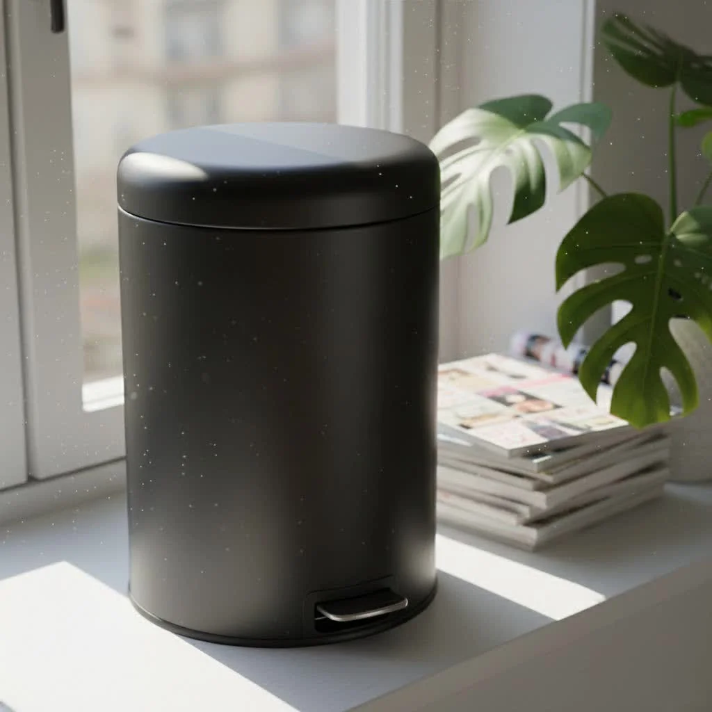 Compact waste bin for small spaces
